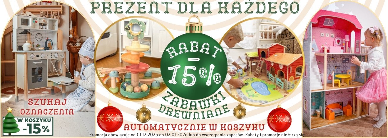 -15% ZABAWKI DREWNIANE